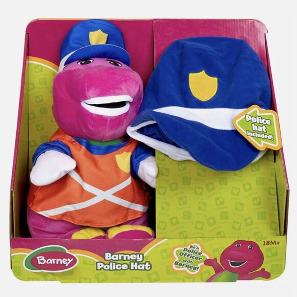 Mattel Fisher Price Barney Police Hat - BNIB